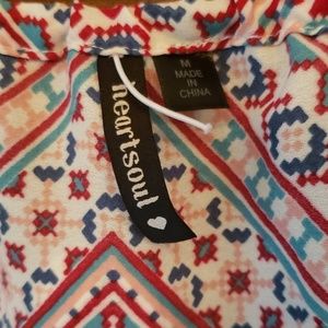 Heartsoul print top